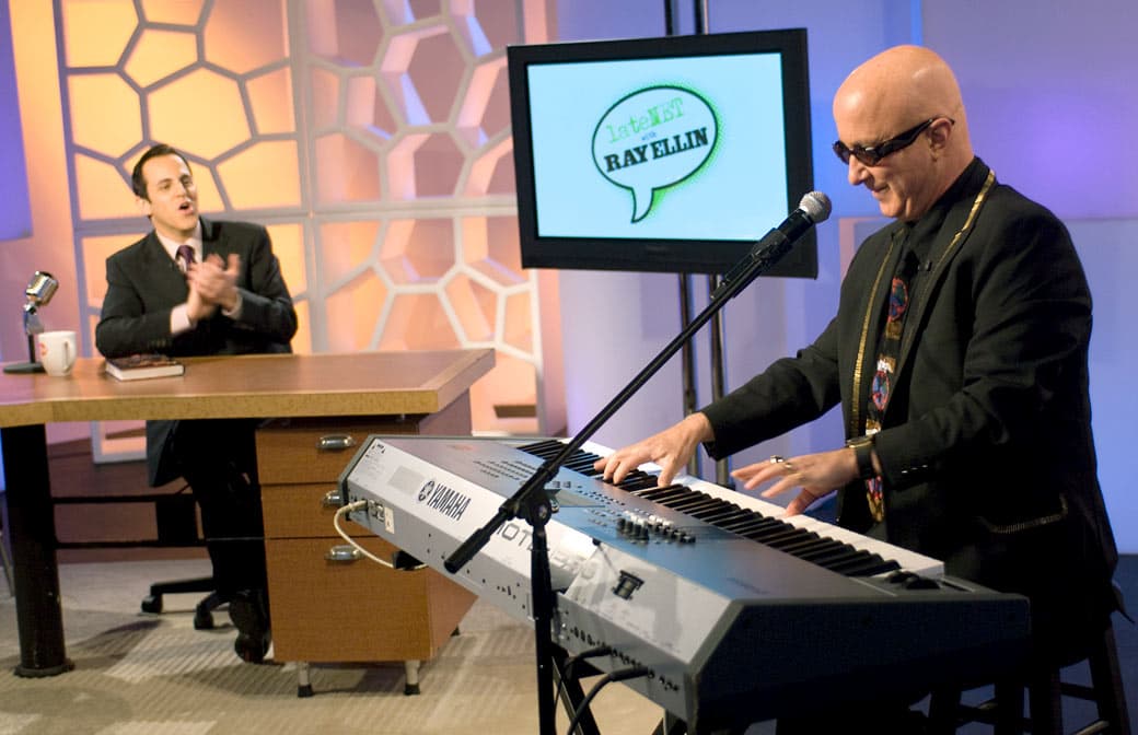 Musical legend Paul Shaffer of The Late Show with David Letterman on LateNet with Ray Ellin